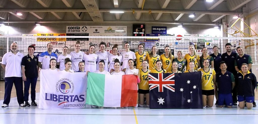 Itas Citta Fiera Martignacco e Nazionale Jr Australia