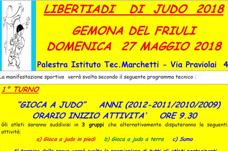 Libertiadi di judo 2018